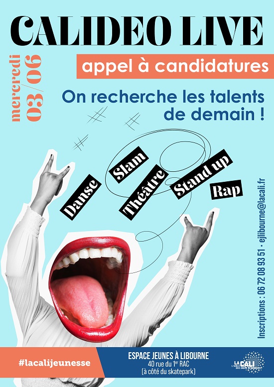 Appel candidature Calideo Live-A3