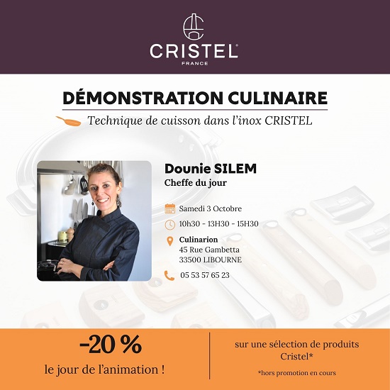 DÉMONSTRATION CULINAIRE(1)