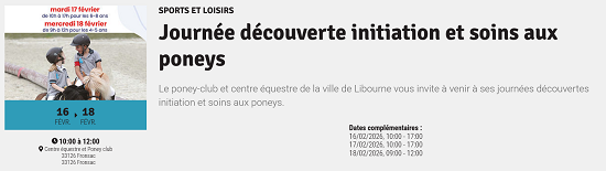 Screenshot 2026-02-04 at 12-29-55 Journée découverte initiation et soins aux poneys - Ville de Libourne