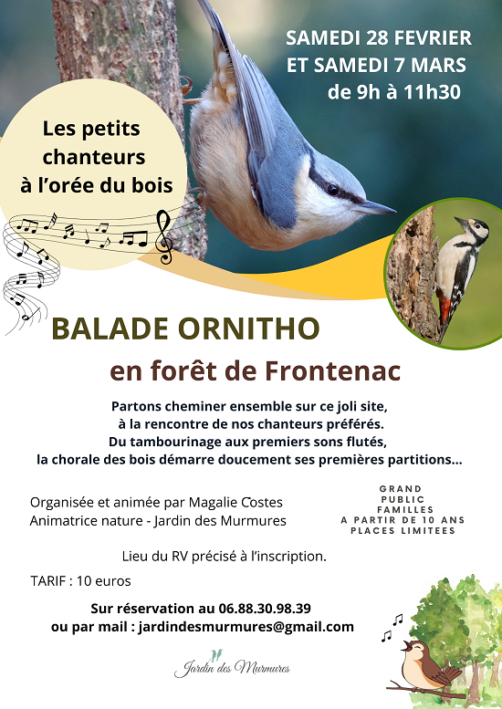 Balade ornitho Frontenac fev - mars 2026