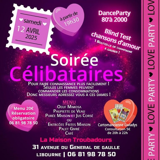 soiree celibataire libourne